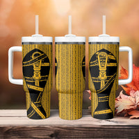 Egypt Sistrum Tumbler With Handle Ancient Mythology Sacred Rattling Instrument