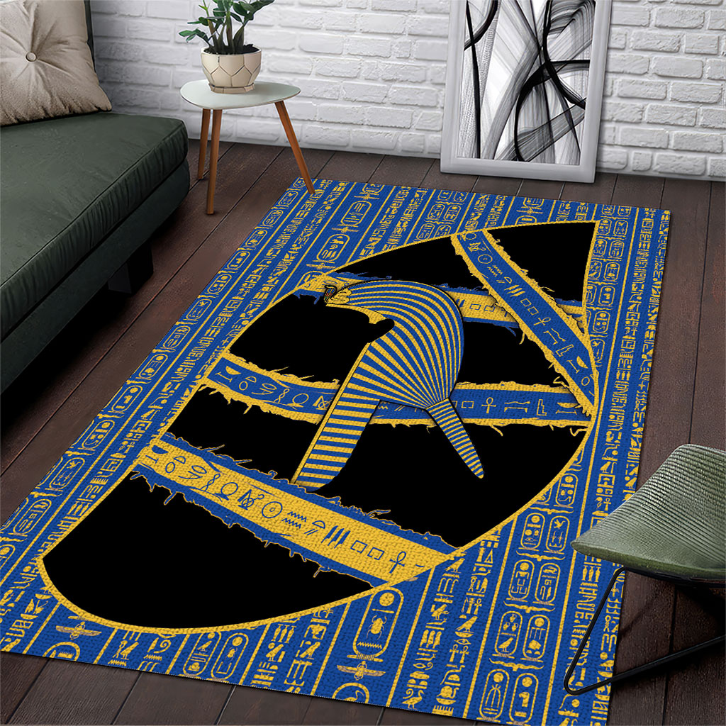 Egypt Nemyss Area Rug Ancient Mythology Pharaoh Royal