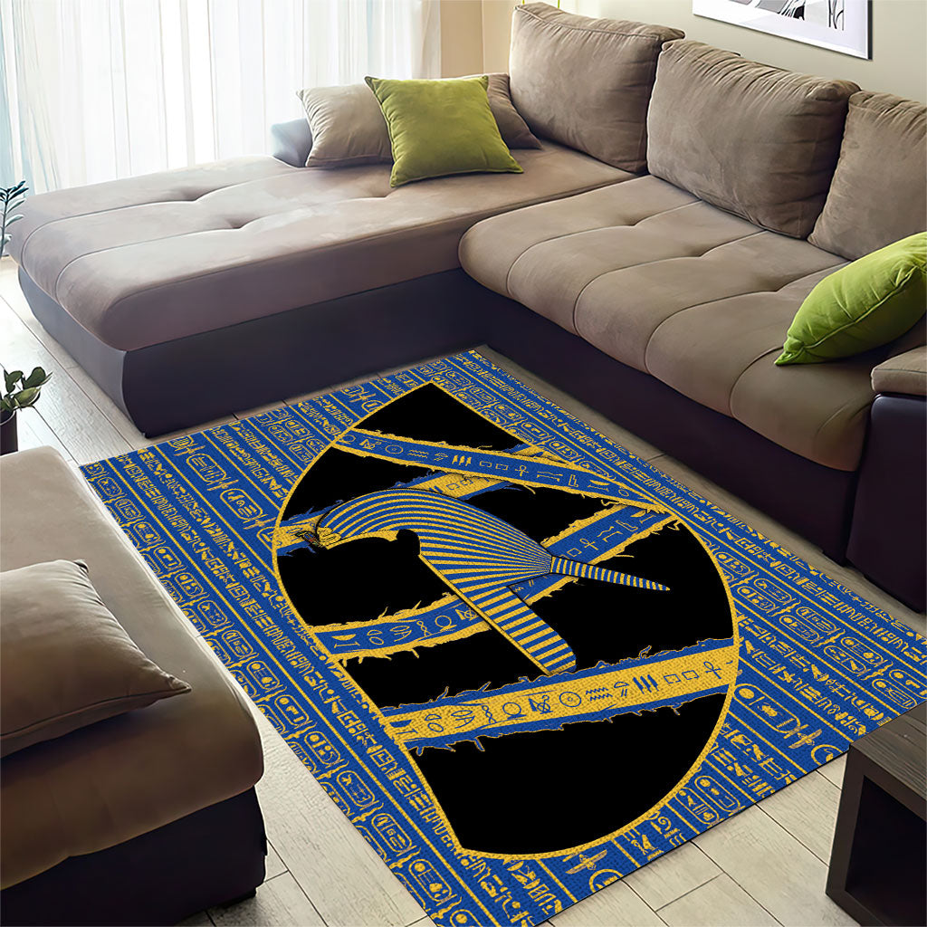 Egypt Nemyss Area Rug Ancient Mythology Pharaoh Royal