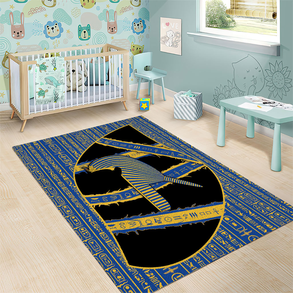 Egypt Nemyss Area Rug Ancient Mythology Pharaoh Royal