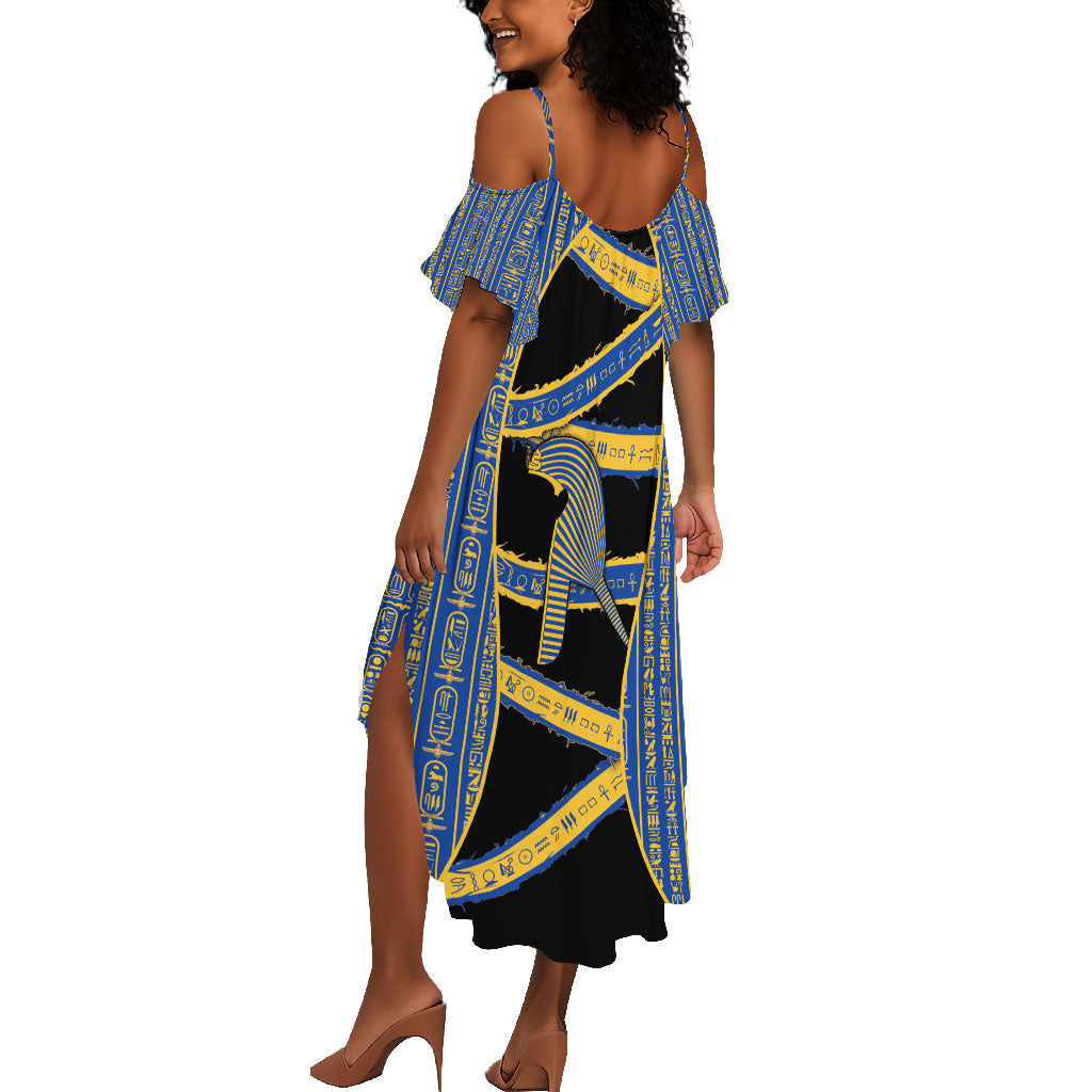 Egypt Nemyss Summer Maxi Dress Ancient Mythology Pharaoh Royal