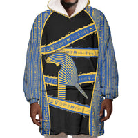 Egypt Nemyss Wearable Blanket Hoodie Ancient Mythology Pharaoh Royal