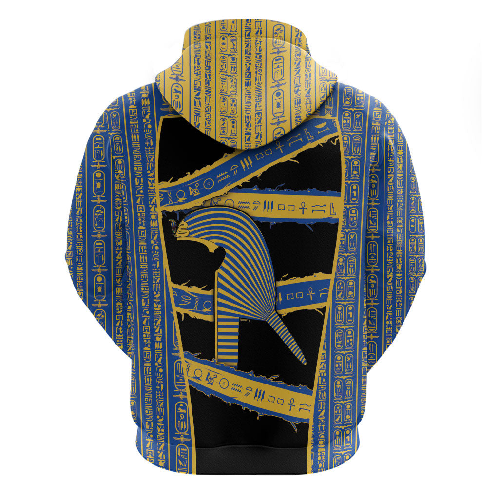 Egypt Nemyss Zip Hoodie Ancient Mythology Pharaoh Royal