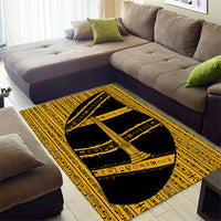 Egypt Obelisk Area Rug Ancient Mythology Sacred Sun Pillar