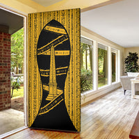 Egypt Obelisk Door Cover Ancient Mythology Sacred Sun Pillar