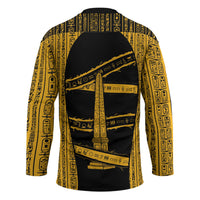 Egypt Obelisk Hockey Jersey Ancient Mythology Sacred Sun Pillar