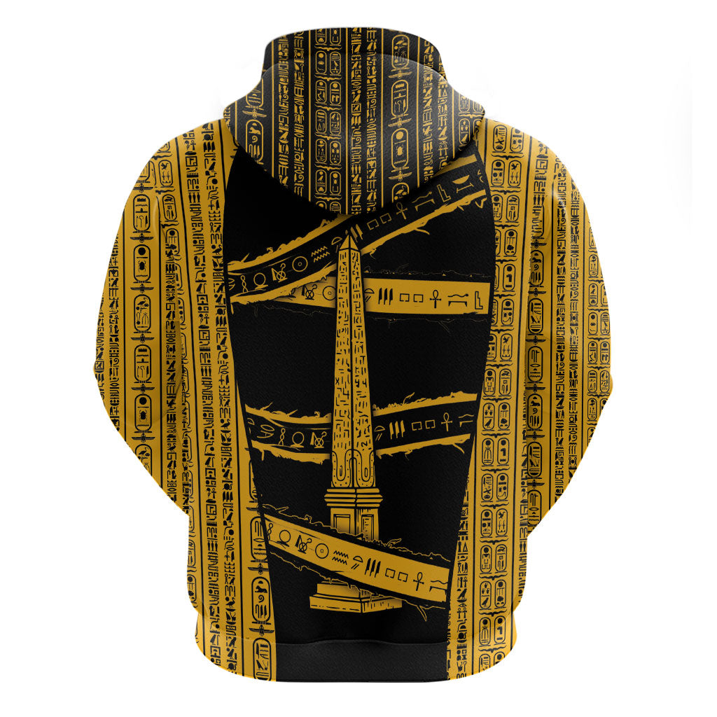 Egypt Obelisk Hoodie Ancient Mythology Sacred Sun Pillar