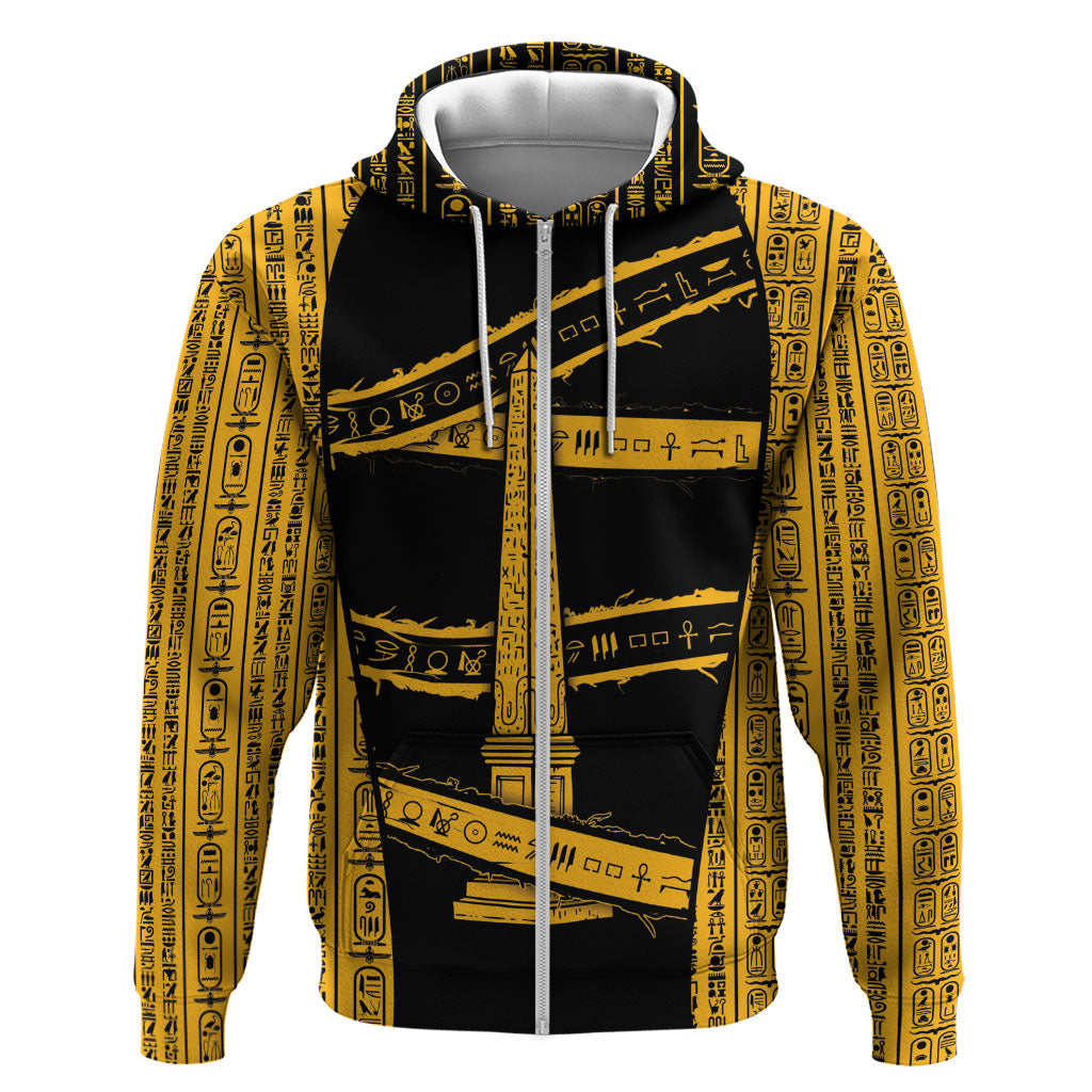Egypt Obelisk Hoodie Ancient Mythology Sacred Sun Pillar