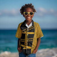 Egypt Obelisk Kid Hawaiian Shirt Ancient Mythology Sacred Sun Pillar