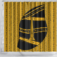 Egypt Obelisk Shower Curtain Ancient Mythology Sacred Sun Pillar