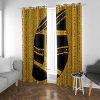 Egypt Obelisk Window Curtain Ancient Mythology Sacred Sun Pillar