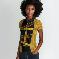 Egypt Obelisk Women Polo Shirt Ancient Mythology Sacred Sun Pillar