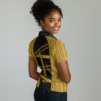Egypt Obelisk Women Polo Shirt Ancient Mythology Sacred Sun Pillar