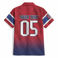 Custom Norway Football Hawaiian Shirt Ro Ro Meditating Viking Wolf