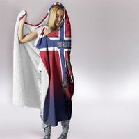 Custom Norway Football Hooded Blanket Ro Ro Meditating Viking Wolf