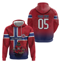 Custom Norway Football Hoodie Ro Ro Meditating Viking Wolf
