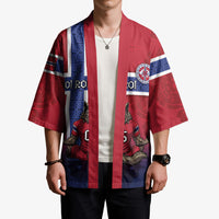 Custom Norway Football Kimono Ro Ro Meditating Viking Wolf