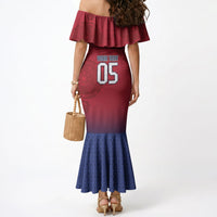 Custom Norway Football Mermaid Dress Ro Ro Meditating Viking Wolf