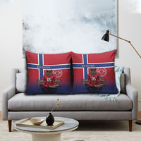 Custom Norway Football Pillow Cover Ro Ro Meditating Viking Wolf