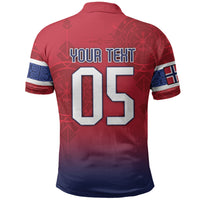 Custom Norway Football Polo Shirt Ro Ro Meditating Viking Wolf