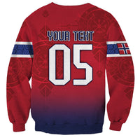 Custom Norway Football Sweatshirt Ro Ro Meditating Viking Wolf