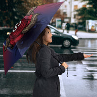 Custom Norway Football Umbrella Ro Ro Meditating Viking Wolf