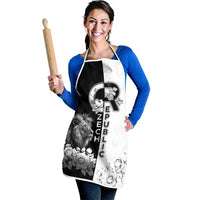 Czech Republic Apron White Lion With Rose - Wonder Print Shop