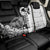 Czech Republic Back Car Seat Cover White Lion With Rose - Wonder Print Shop