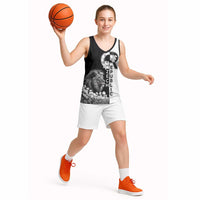 Czech Republic Basketball Jersey White Lion With Rose - Wonder Print Shop