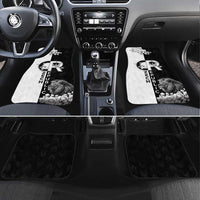 Czech Republic Car Mats White Lion With Rose - Wonder Print Shop