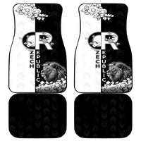 Czech Republic Car Mats White Lion With Rose - Wonder Print Shop