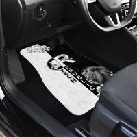 Czech Republic Car Mats White Lion With Rose - Wonder Print Shop