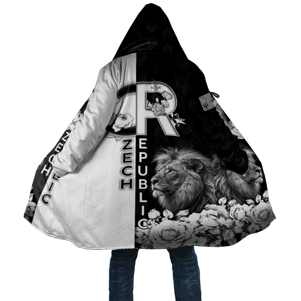 Czech Republic Cloak White Lion With Rose - Wonder Print Shop