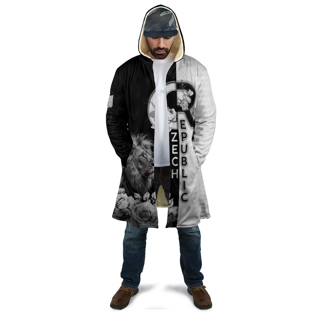 Czech Republic Cloak White Lion With Rose - Wonder Print Shop