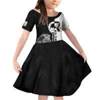 Czech Republic Family Matching Off Shoulder Short Dress and Hawaiian Shirt White Lion With Rose - Wonder Print Shop