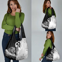 Czech Republic Grocery Bag White Lion With Rose - Wonder Print Shop