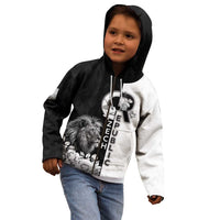 Czech Republic Kid Hoodie White Lion With Rose - Wonder Print Shop