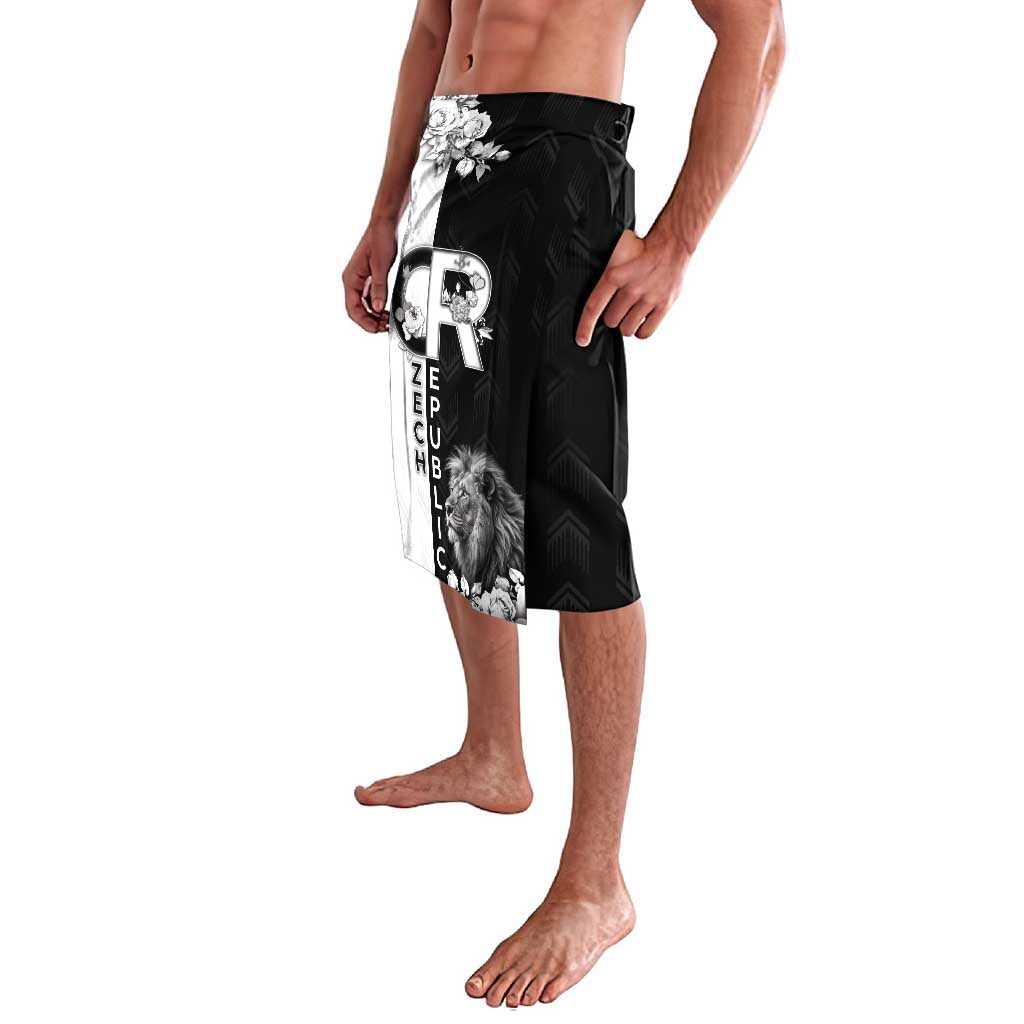 Czech Republic Lavalava White Lion With Rose - Wonder Print Shop