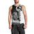 Czech Republic Men Tank Top White Lion With Rose - Wonder Print Shop
