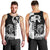 Czech Republic Men Tank Top White Lion With Rose - Wonder Print Shop