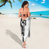 Czech Republic Sarong White Lion With Rose - Wonder Print Shop