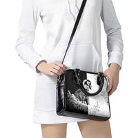 Czech Republic Shoulder Handbag White Lion With Rose - Wonder Print Shop