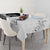 Czech Republic Tablecloth White Lion With Rose - Wonder Print Shop
