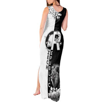 Czech Republic Tank Maxi Dress White Lion With Rose - Wonder Print Shop