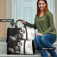 Czech Republic Travel Bag White Lion With Rose - Wonder Print Shop