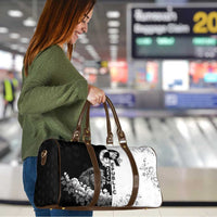 Czech Republic Travel Bag White Lion With Rose - Wonder Print Shop