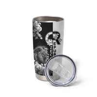 Czech Republic Tumbler Cup White Lion With Rose - Wonder Print Shop