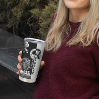 Czech Republic Tumbler Cup White Lion With Rose - Wonder Print Shop