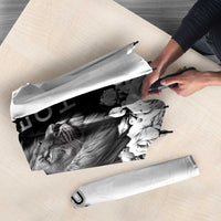 Czech Republic Umbrella White Lion With Rose - Wonder Print Shop