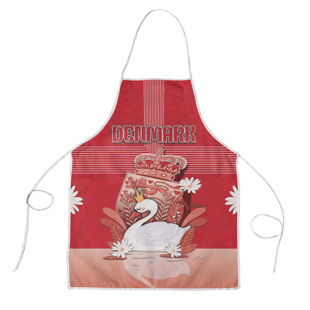 Denmark Apron Mute Swan With Symbol - Wonder Print Shop